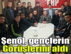 Şenol, gençlerin görüşlerini aldı