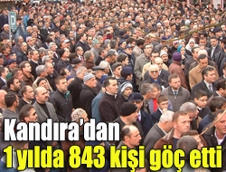 Kandıradan 1 yılda 843 kişi göç etti