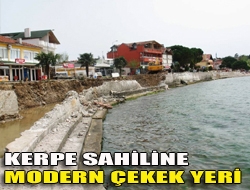 Kerpe sahiline modern çekek yeri