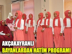 Akçakayranlı bayanlardan hatim programı