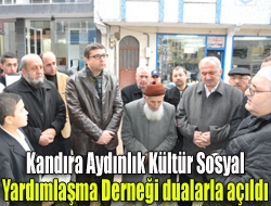 Kandıra Aydınlık Kültür Sosyal Yardımlaşma Derneği dualarla açıldı