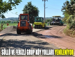 Süllü Ve Ferizli Grup Köy Yolları Yenileniyor