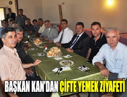 Başkan Kandan çifte yemek ziyafeti