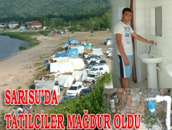 Sarısu'da tatilciler mağdur oldu