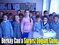 Berkay Cana sürpriz doğum günü