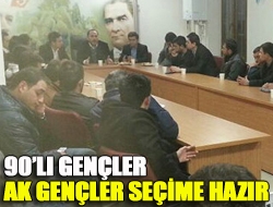 90lı Gençler Ak gençler seçime hazır