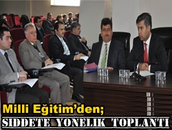 Milli Eğitim’den şiddete yönelik toplantı