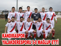 Kandıraspor, Yalakderesporu 3-0 mağlup etti