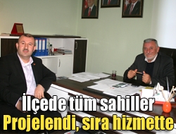 İlçede tüm sahiller projelendi, sıra hizmette