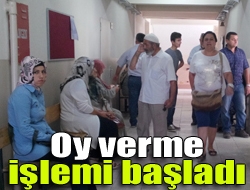 Oy verme işlemi başladı