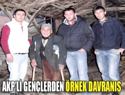 AKPli Gençlerden örnek davranış