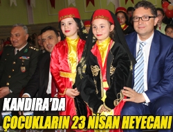 Kandırada çocukların 23 Nisan heyecanı