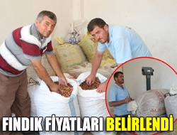 Fındık fiyatları belirlendi