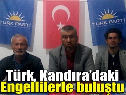 Türk, Kandıradaki engellilerle buluştu