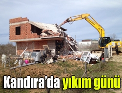 Kandırada yıkım günü