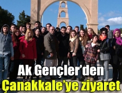 Ak Gençlerden Çanakkaleye ziyaret