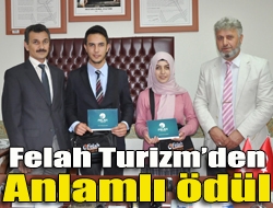 Felah Turizmden anlamlı ödül