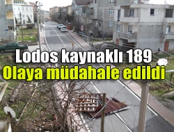 Lodos kaynaklı 189 olaya müdahale edildi