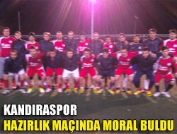 Kandıraspor hazırlık maçında moral buldu