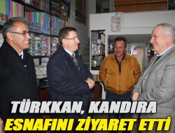 Türkkan, Kandıra esnafını ziyaret etti