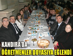 Kandırada öğretmenler doyasıya eğlendi