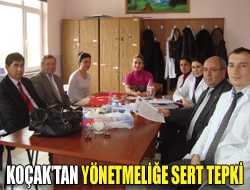 Koçaktan yönetmeliğe sert tepki