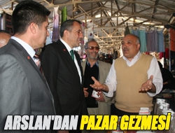 Arslan'dan pazar gezmesi