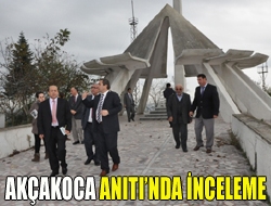 Akçakoca Anıtında İnceleme