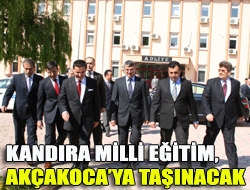 Kandıra Milli Eğitim, Akçakocaya taşınacak