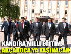 Kandıra Milli Eğitim, Akçakocaya taşınacak