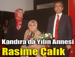 Kandırada yılın annesi Rasime Çalık