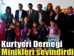 Kurtyeri Derneği minikleri sevindirdi