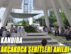 Kandıra Akçakoca şehitleri anıldı