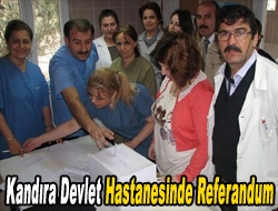 Kandıra Devlet Hastanesinde Referandum