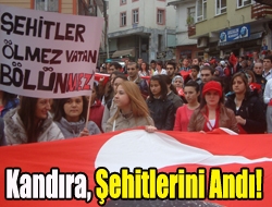 Kandıra, Şehitlerini andı!