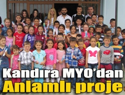 Kandıra MYOdan anlamlı proje