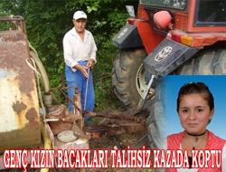 Genç kızın bacakları talihsiz kazada koptu