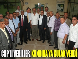 CHPli vekiller, Kandıraya kulak verdi