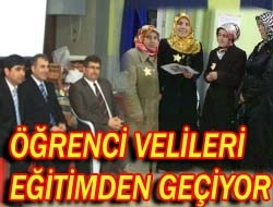 Öğrenci velileri eğitimden geçiyor