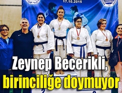 Zeynep Becerikli, birinciliğe doymuyor