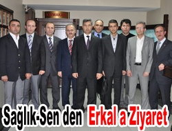 Sağlık-Sen'den Erkal'a Ziyaret