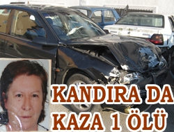 Kandıra’da kaza:1 ölü