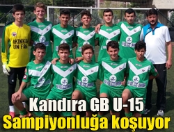 Kandıra GB U-15 şampiyonluğa koşuyor