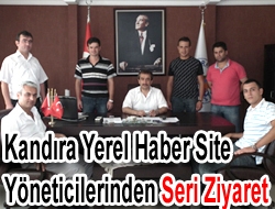 Kandıra Yerel Haber site yöneticilerinden seri ziyaret.