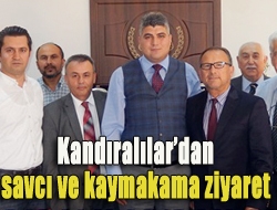 Kandıralılardan savcı ve kaymakama ziyaret