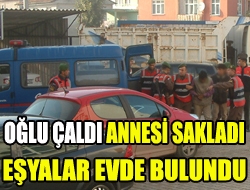 Oğlu Çaldı Annesi Sakladı