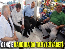 Gençe Kandırada taziye ziyareti