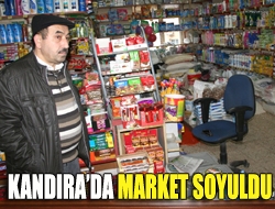 Kandırada market soyuldu