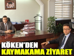 Kökenden kaymakama ziyaret