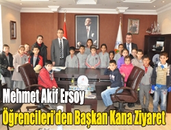 Mehmet Akif Ersoy Öğrencileriden Başkan Kana Ziyaret